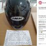 Maling Ini Kembalikan Helm yang Dicurinya Karena Takut Dosa