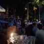 Kampanye Earth Hour Saat Nobar Debat, Sandiaga: Kita Gelap-gelapan Bareng