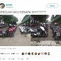 Unik! Tak Hanya Warna, Parkiran Motor Ini Juga Disusun Berdasarkan Merek