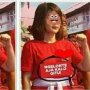 Foto Ketua PSI Grace Natalie Diedit Pakai Kaos Tulisan Disuruh jadi PSK