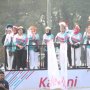 Iriana Joko Widodo dan Mufidah Jusuf Kalla Lepas Kartini Run 2019