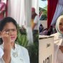 Beda Gaya Iriana Jokowi dan Nur Asia Uno Saat Nyoblos, Salfok Sama Lipstik