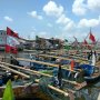 Hari Pencoblosan, APK Masih Berkibar di Kapal Nelayan Tambaklorok