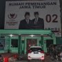 Posko Prabowo di Surabaya Sepi Setelah Diumumkan Kalah Quick Count