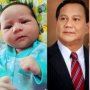 Wajah Bayi Ini Mirip Prabowo Subianto, Jarinya pun Tunjukkan 02!