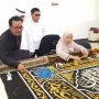 Puan Diizinkan Menyulam Kain Penutup Kakbah Berbahan Benang Emas Murni