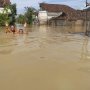Kali Lamong Meluap, Empat Kecamatan di Gresik Terendam Banjir