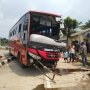 Dua Bus Murni Jaya Tabrakan Beruntun, Satu Kondektur Tewas Terjepit