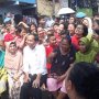 Tiba di Kampung Deret, Jokowi Sampaikan Pidato Kemenangan Pilpres 2019