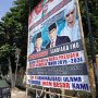 Spanduk Selamat Prabowo-Sandi Tetap Kokoh di Lokasi Kerusuhan Petamburan