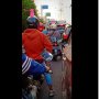 Unik, Aksesori Helm Pemudik Sepeda Motor Ini Bikin Penasaran