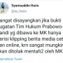 Pengamat Prediksi Gugatan Hasil Pemilu Prabowo ke MK Akan Ditolak