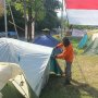 Posko Mudik Gombel, Bikin Pemudik Betah Serasa Kamping di Gunung