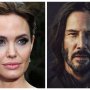 Keanu Reeves Bintangi Film Marvel Bareng Angelina Jolie?