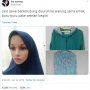 Mendadak Disuruh ke Warung, Ini Outfit Andalan Cewek Berkerudung