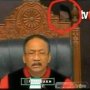 Ada Penampakan di Belakang Kursi Hakim MK saat Sidang, Ini Faktanya