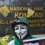 Aksi Tuntut Korban Kerusuhan 21-22 Mei di Komnas HAM
