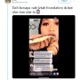 Wanita Ini Coba Foundation di Kulit Ular, Warganet Marah
