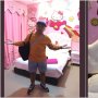 Kocak, Kena Prank Istri, Pria Ini Terpaksa Tidur di Hotel Hello Kitty
