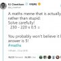 Cermati Baik-Baik, Coba Selesaikan Soal Matematika Ini
