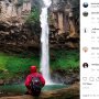 Sensasi Segarnya Bermandikan Jeram Deras Air Terjun Putri Malu