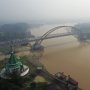 Palangkaraya Diselimuti Kabut Asap