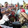 Ini Dia, Motor Modifikasi Pak Polisi Buat Antisipasi Kebakaran