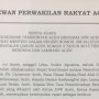Viral Kemendagri Batalkan Qanun Bendera dan Lambang Aceh, Ini Respon DPRA