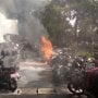 Ledakan di Kemenlu Jakarta, Api Berkobar