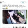 Viral! Seekor Sapi Nekat Masuk Restoran, Begini Respons Kocak Warganet
