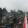 Ribuan Warga Puncak Bogor Arak Bendera Merah Putih Sepanjang 400 Meter