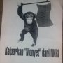 Poster Unik Warga Papua saat Aksi untuk Lawan Persekusi dan Rasisme