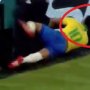 Video: Ditabrak Bek Kolombia, Neymar 'Nyungsep' ke Papan Iklan