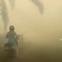 Kebakaran Hutan di Sampit Sebabkan Asap Pekat, Pemotor Tabrak Pohon