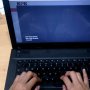 Tampilan Website KPK Menghitam