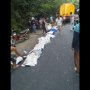 Tabrakan Maut Way Kanan, Bus Mengebut Hilang Kendali Dihantam Truk Tangki