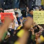 Tolak Revisi UU KPK, Mahasiswa Geruduk Gedung DPR
