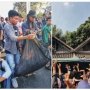 Foto Epik Aksi Gejayan Memanggil, Bersihkan Sampah Hingga Berebut Buah