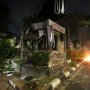 Pos Polisi di Jalan Gerbang Pemuda Senayan Dibakar
