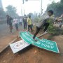 Berbagai Fasilitas Publik Rusak saat Aksi Pelajar Berujung Kerusuhan