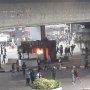 Pos Polisi di Kolong Fly Over Slipi Dibakar Pelajar STM