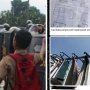 Buku Anak STM Basah Kena Water Cannon, Viral Foto Lagi Jemur Buku