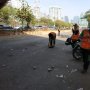 Aksi Buruh Selesai, Petugas Kebersihan Sebut Sampah Lebih Sedikit