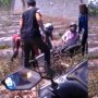 Emak-emak di Jogja Ngebut Naik Motor sampai Jatuh ke Sawah, Videonya Viral