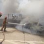 Mobil Terbakar di Tol Kukusan 2 Depok, Sopir Panik Sembari Dorong Pintu
