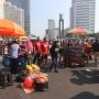 PKL Kembali Menjamur di Car Free Day Bundaran HI