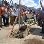 Tinjau Pembangunan di Palu, JK Tanam Pohon Penyelamat saat Terjadi Tsunami