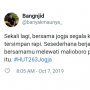 Cuitan Romantis Warganet Semaraki #HUT263Jogja