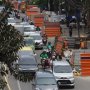 Galian Utilitas di Jalan Otista Sebabkan Kemacetan Parah