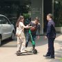 Skuter Listrik Terlarang di JPO dan CFD Jakarta